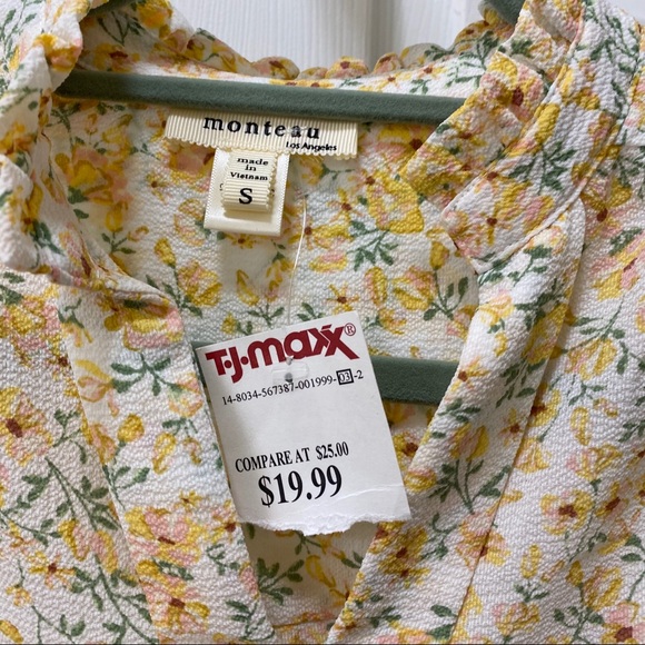 NWT Monteau Floral Dress size Small - Picture 3 of 5